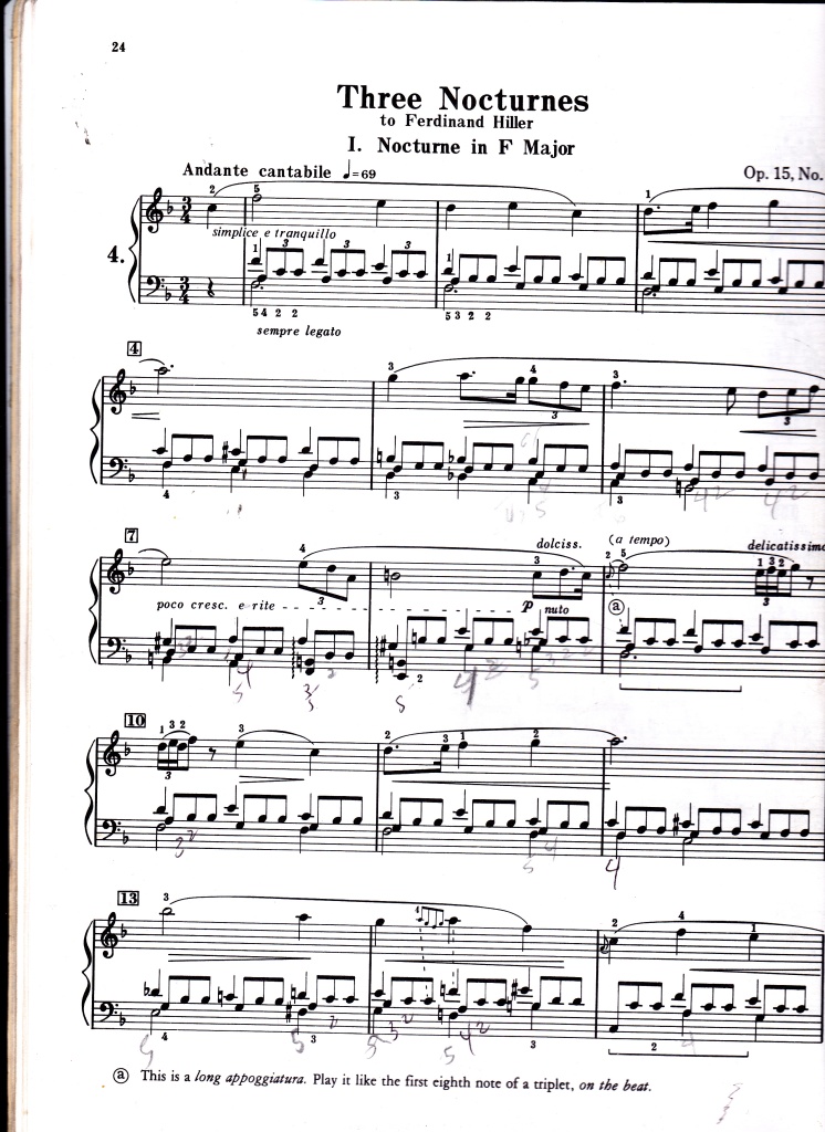 Nocturne in F Major Op. 15, p1