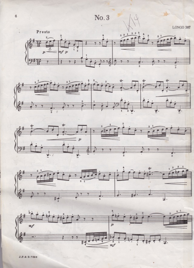Scarlatti Sonata in G p. 1