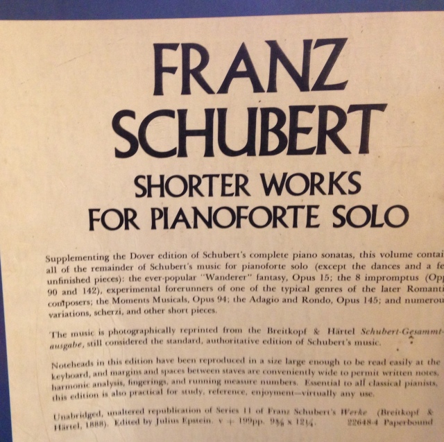 Schubert shorter works